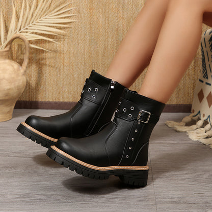 Vintage inspirierte Orthopädische Stiefel