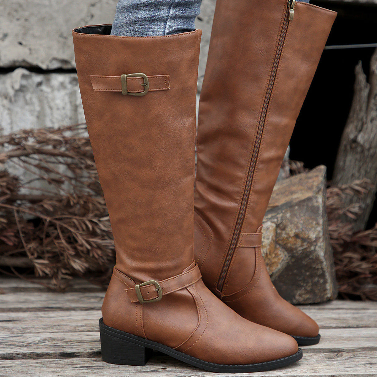 Schicke Orthopädische Stiefel mit einzigartigem Design