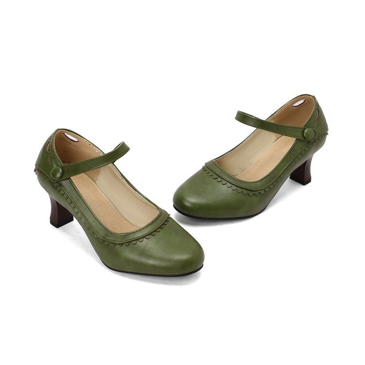 Vintage inspirierte Orthopädische Absatzschuhe