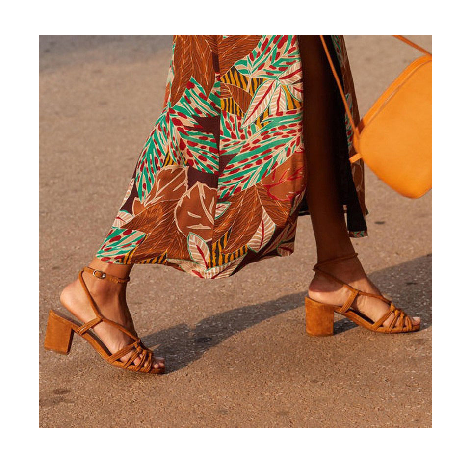 Klassische Orthopädische Sandalen mit zeitlosem Stil