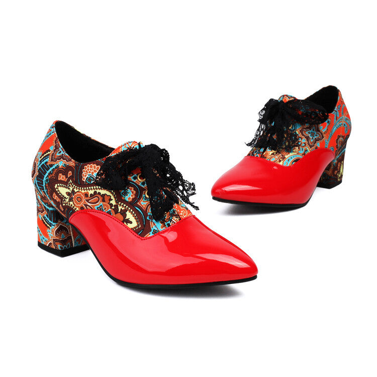 Vintage inspirierte Orthopädische Absatzschuhe