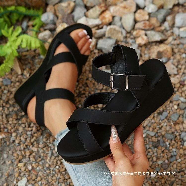 Klassische Orthopädische Sandalen mit zeitlosem Stil