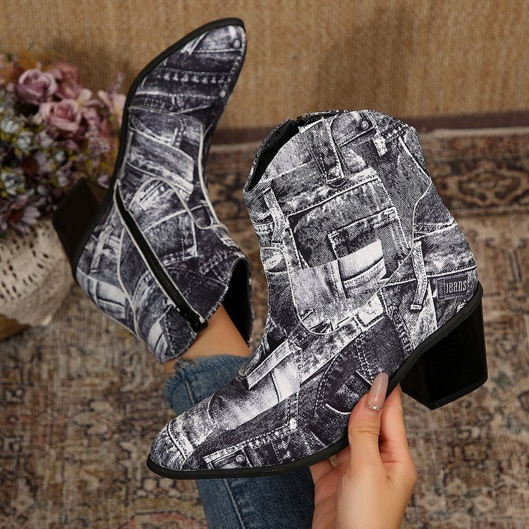 Vintage inspirierte Orthopädische Stiefel