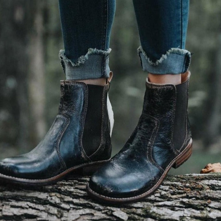 Vintage inspirierte Orthopädische Stiefel