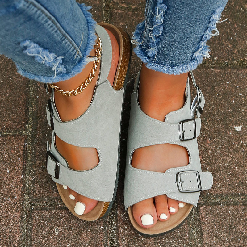 Klassische Orthopädische Sandalen mit zeitlosem Stil