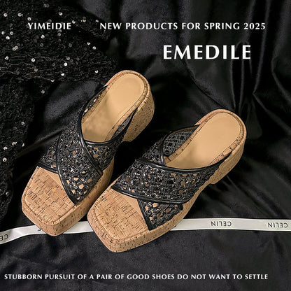 Vintage inspirierte Orthopädische Sandalen