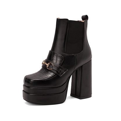 Klassische Orthopädische Stiefel mit zeitlosem Stil