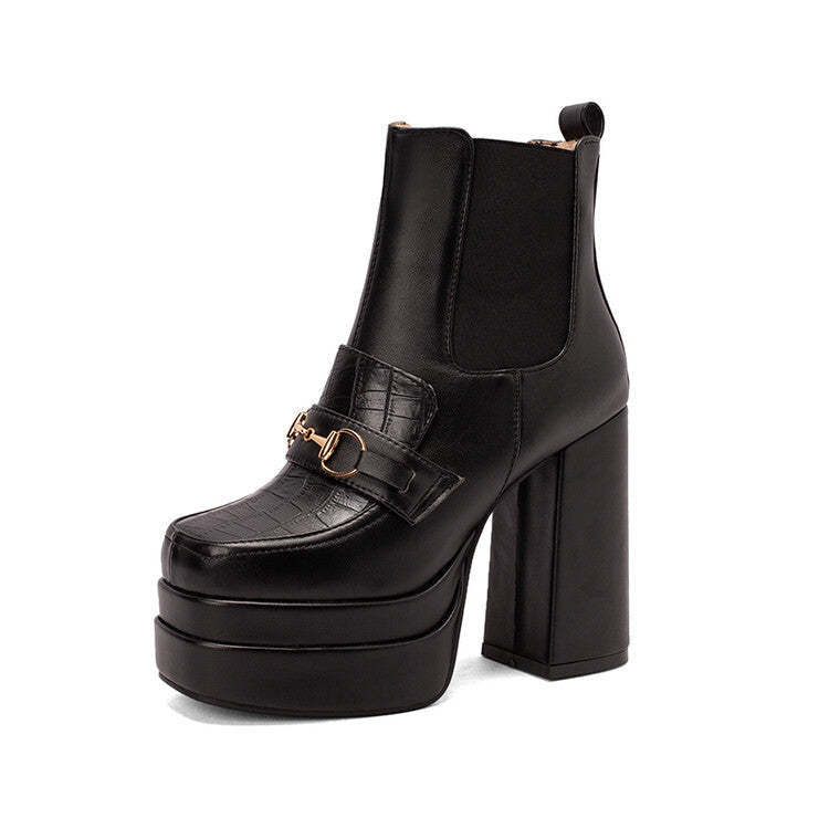 Vintage-inspirierte orthopädische Stiefel