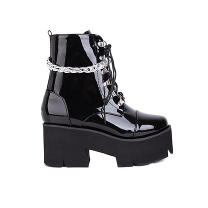 Vintage inspirierte Orthopädische Stiefel