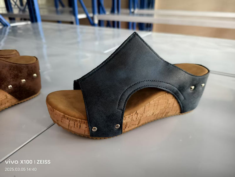 Vintage inspirierte Orthopädische Sandalen