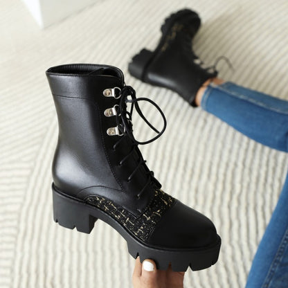 Vintage inspirierte Orthopädische Stiefel