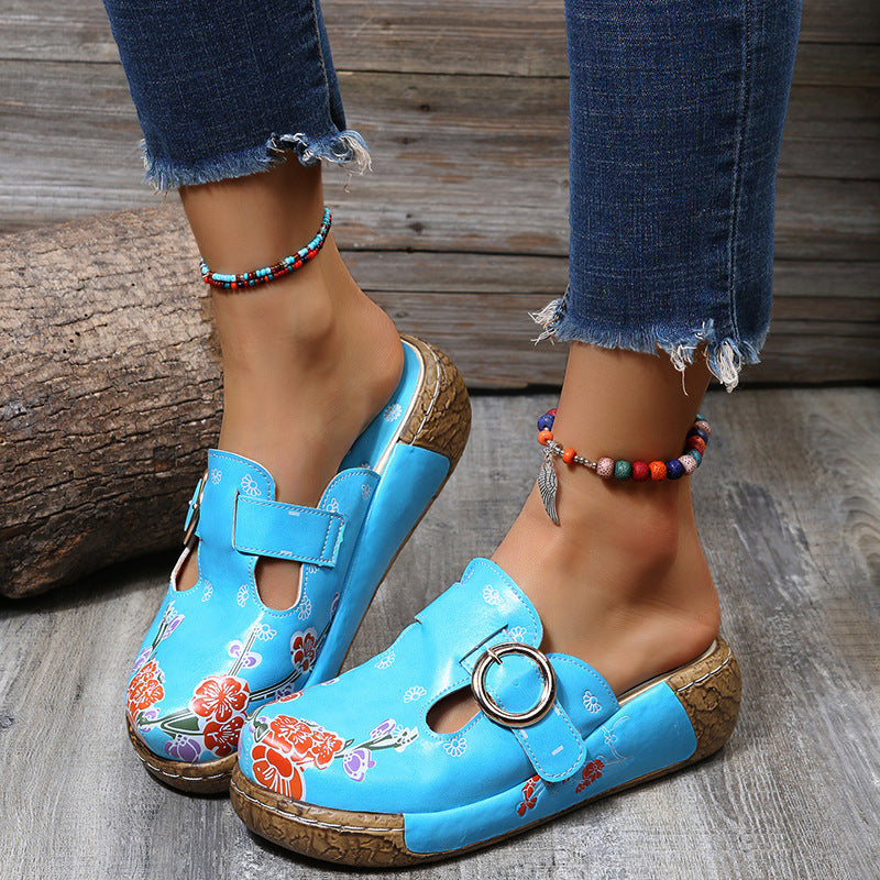 Vintage inspirierte Orthopädische Sandalen