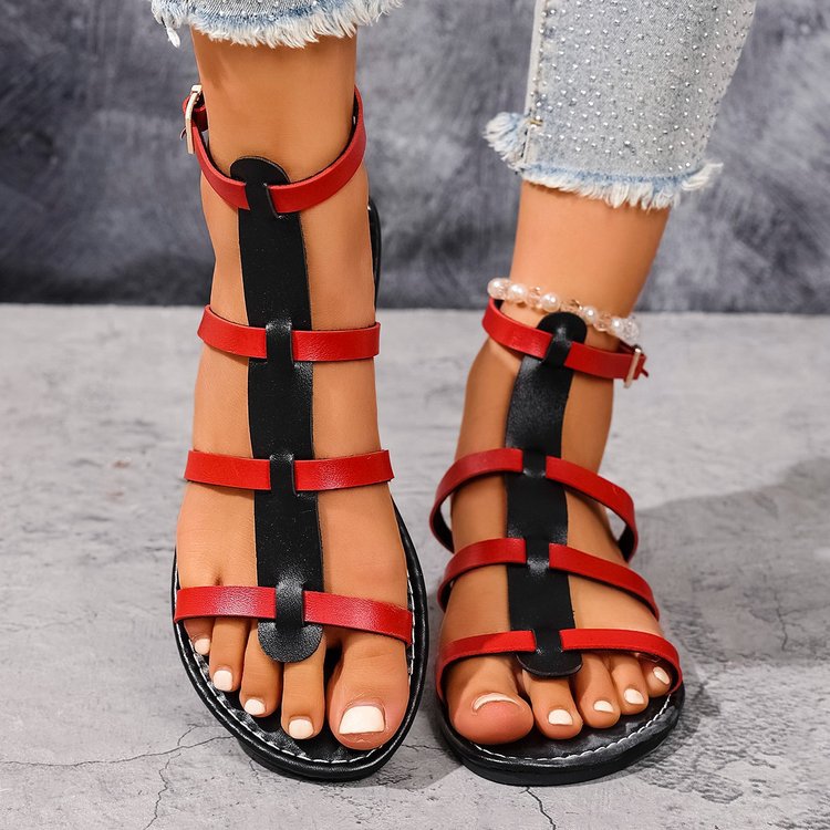 Vintage inspirierte Orthopädische Sandalen
