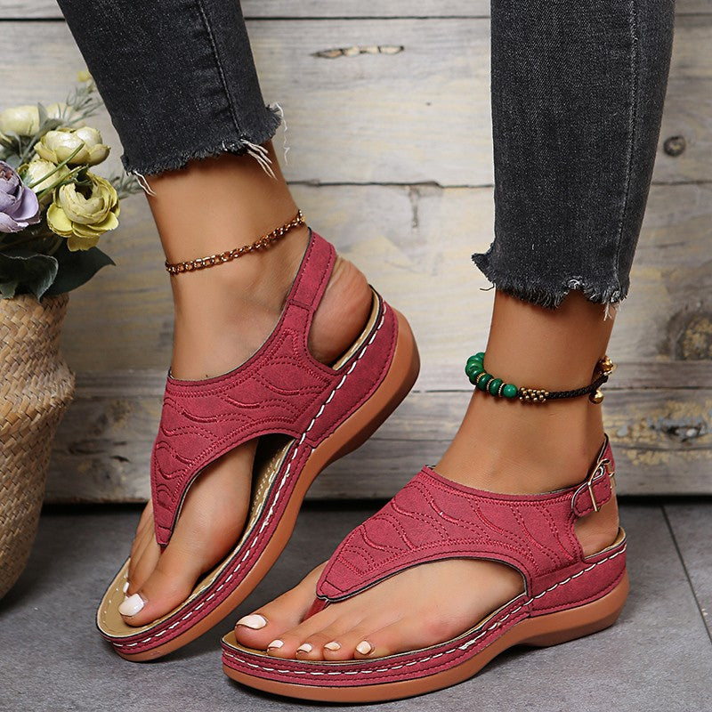 Vintage inspirierte Orthopädische Sandalen