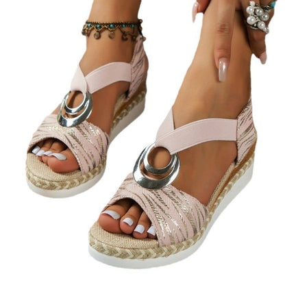 Klassische Orthopädische Sandalen mit zeitlosem Stil
