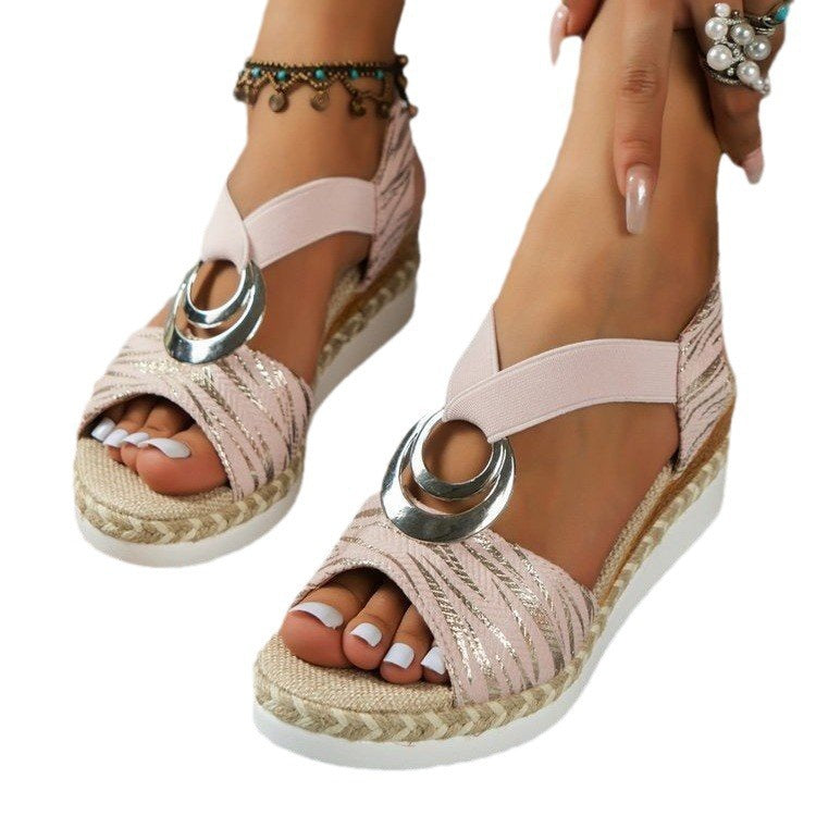 Klassische Orthopädische Sandalen mit zeitlosem Stil