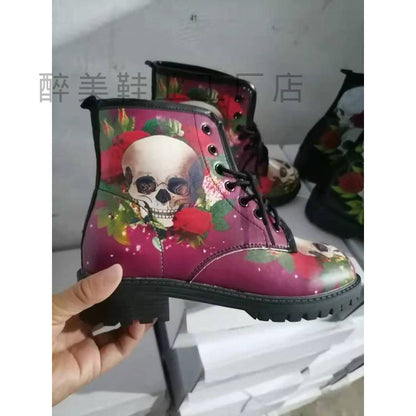 Vintage inspirierte Orthopädische Stiefel
