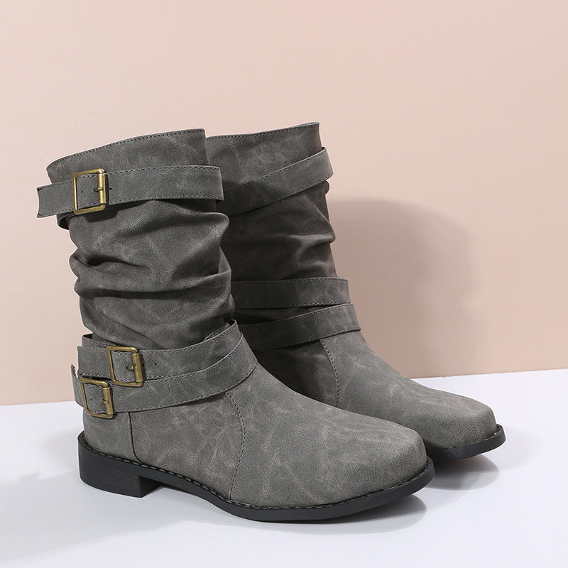 Klassische Orthopädische Stiefel mit zeitlosem Stil