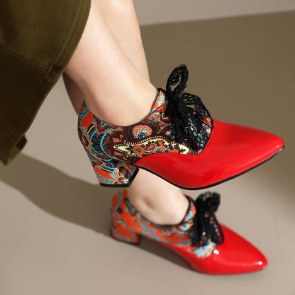 Vintage inspirierte Orthopädische Absatzschuhe