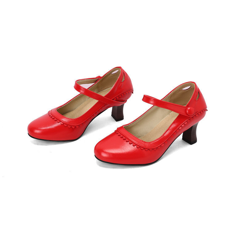 Vintage inspirierte Orthopädische Absatzschuhe