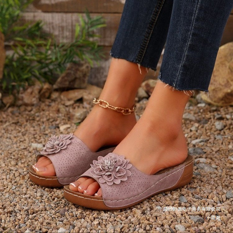 Vintage inspirierte Orthopädische Sandalen