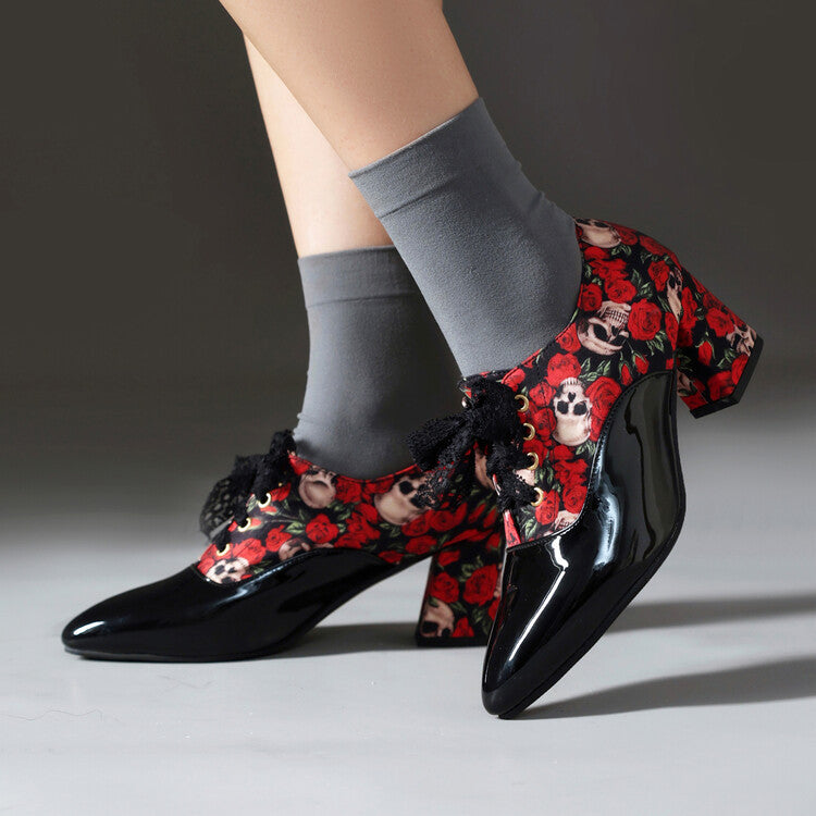 Vintage inspirierte Orthopädische Absatzschuhe