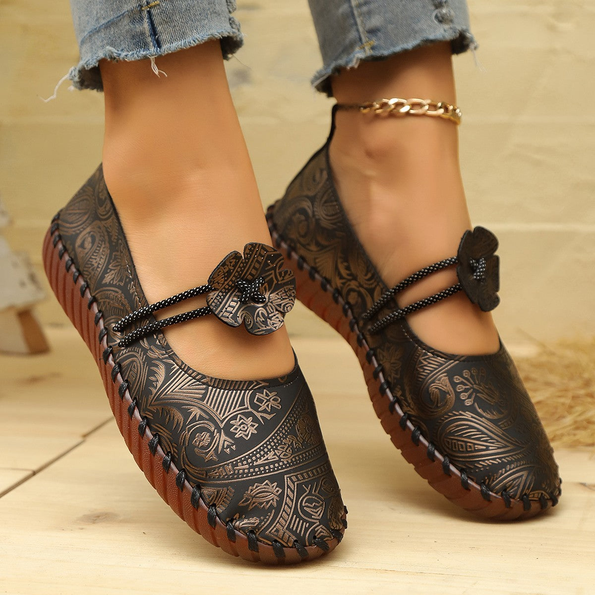 Klassische Orthopädische Schuhe mit zeitlosem Stil