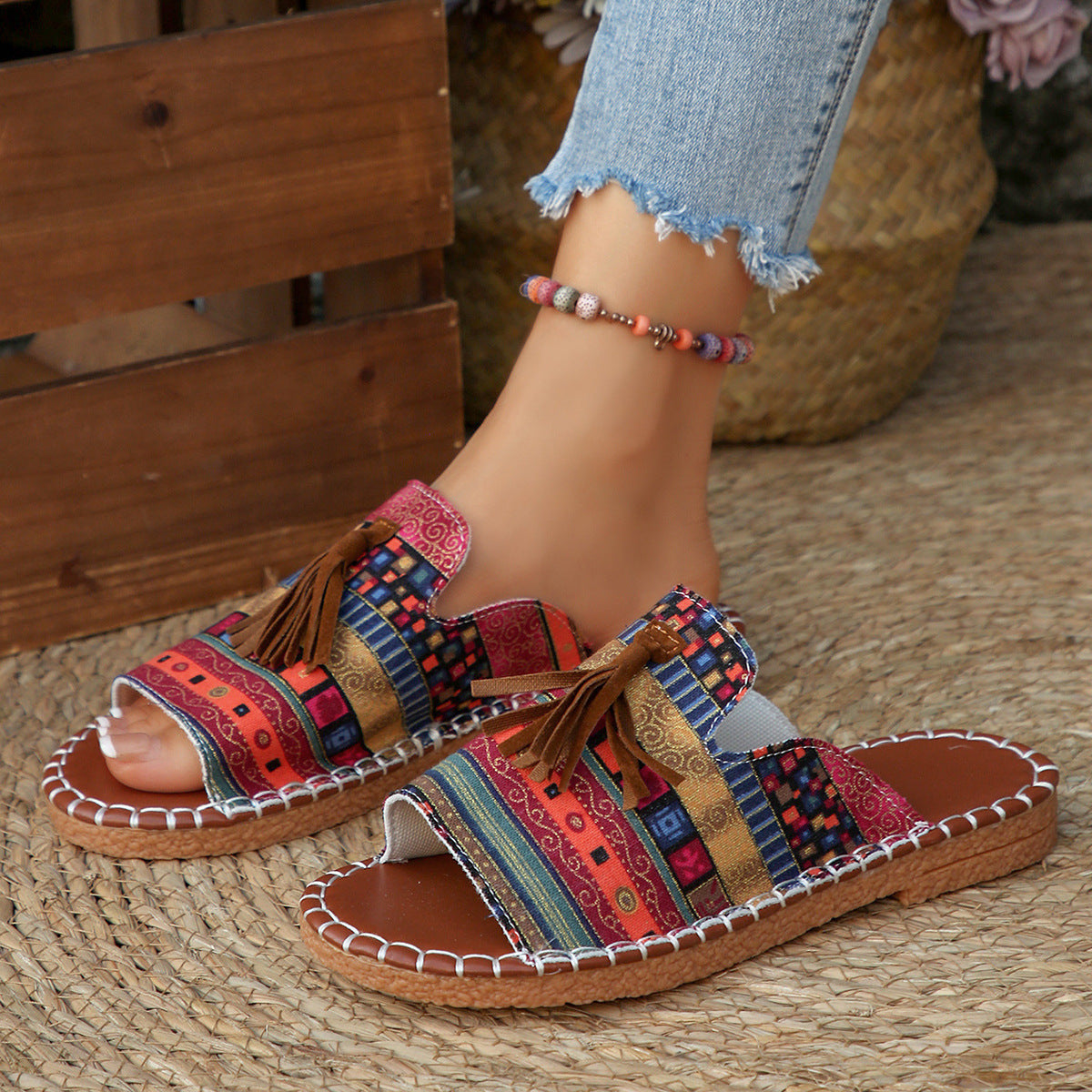 Klassische Orthopädische Sandalen mit zeitlosem Stil