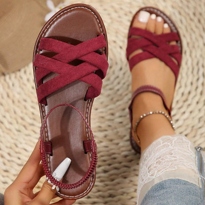 Klassische Orthopädische Sandalen mit zeitlosem Stil