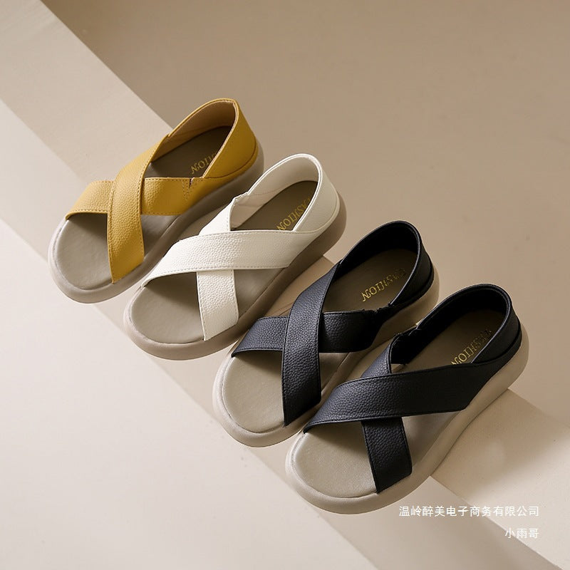 Klassische Orthopädische Sandalen mit zeitlosem Stil