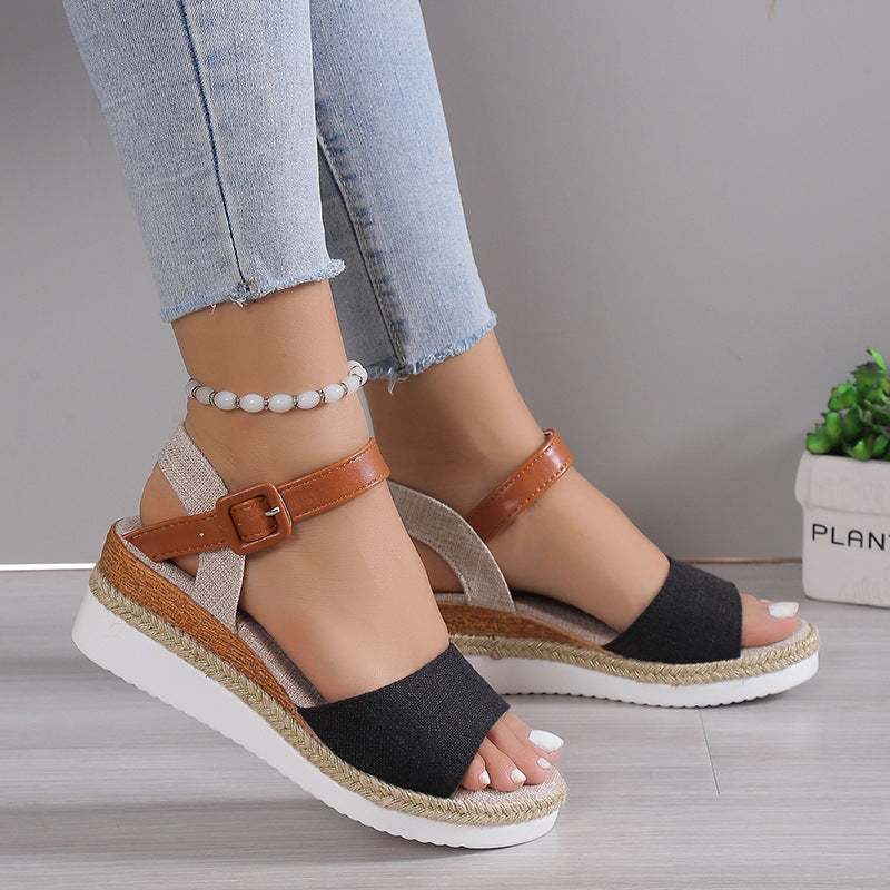 Vintage inspirierte Orthopädische Sandalen