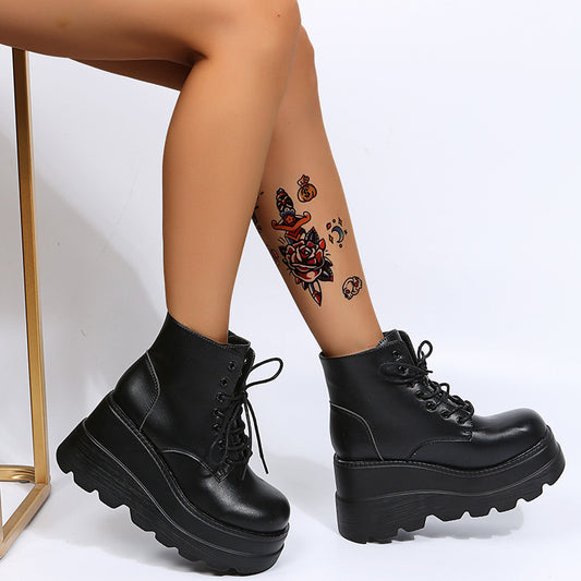 Vintage inspirierte Orthopädische Stiefel