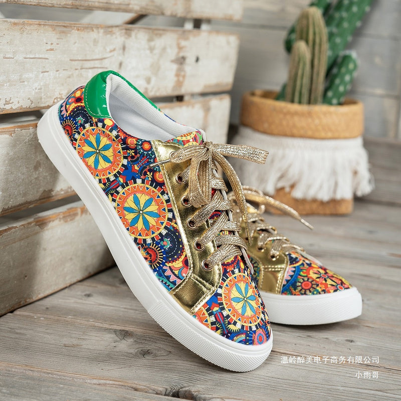 Vintage inspirierte Orthopädische Sneakers