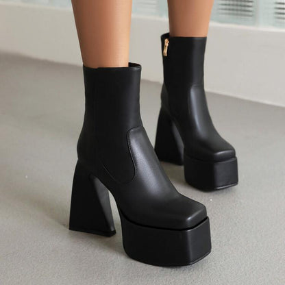 Vintage inspirierte Orthopädische Stiefel
