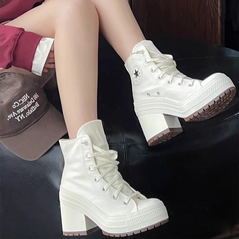 Vintage-inspirierte orthopädische Stiefel