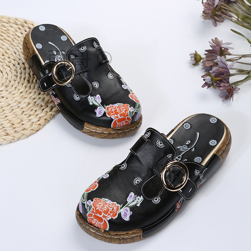 Vintage inspirierte Orthopädische Sandalen