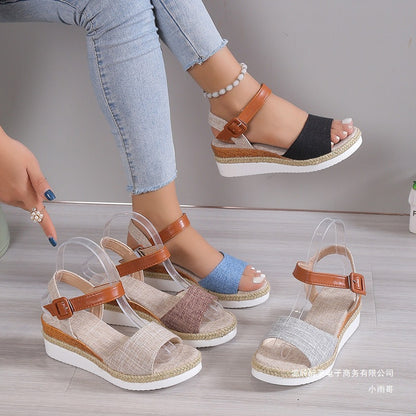 Vintage inspirierte Orthopädische Sandalen