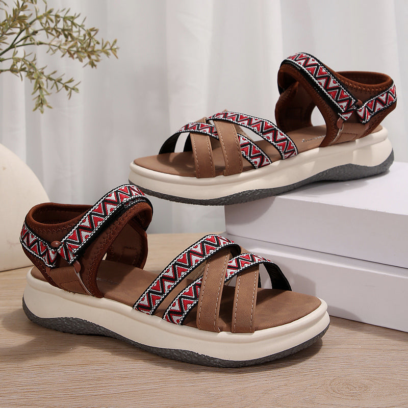 Vintage inspirierte Orthopädische Sandalen