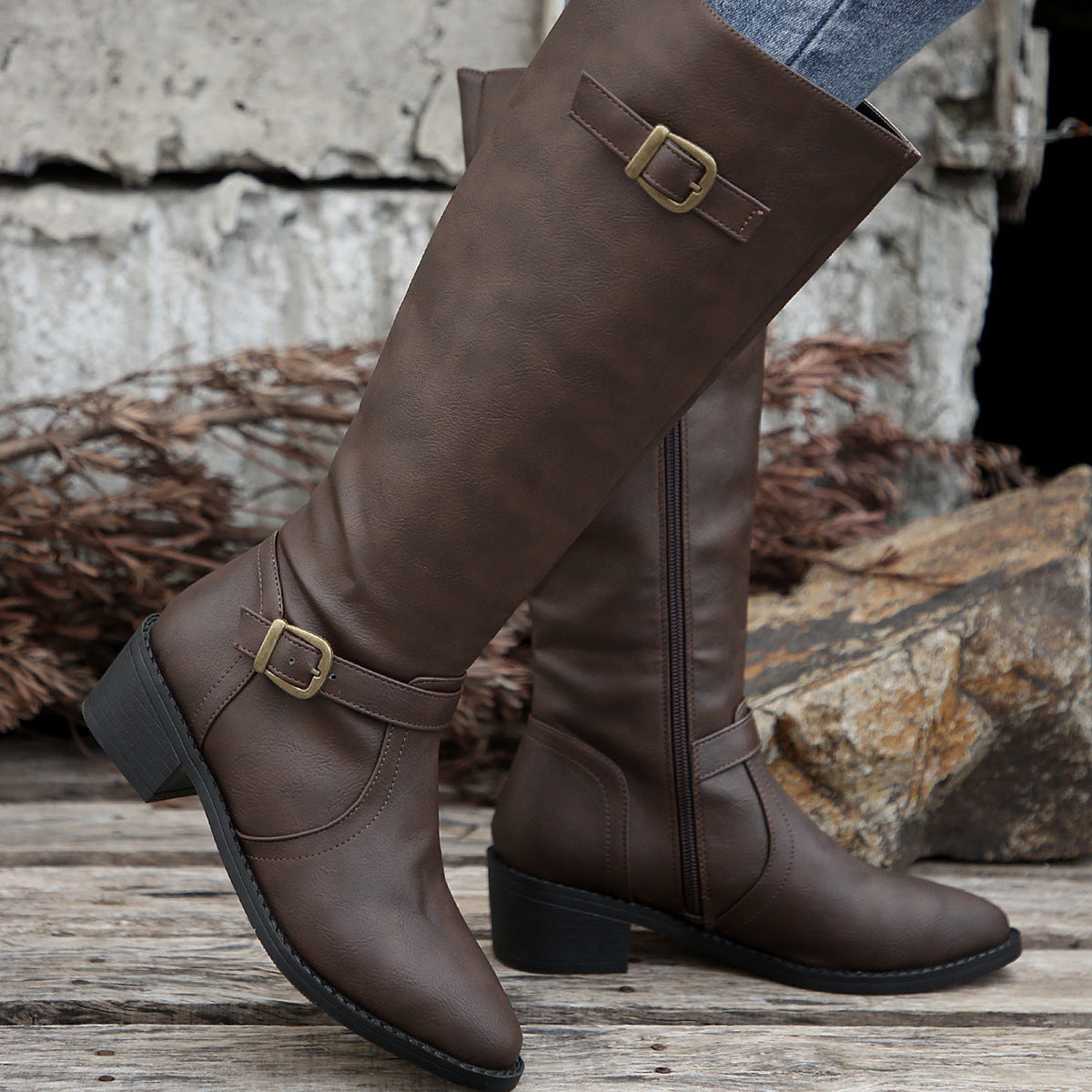 Schicke Orthopädische Stiefel mit einzigartigem Design