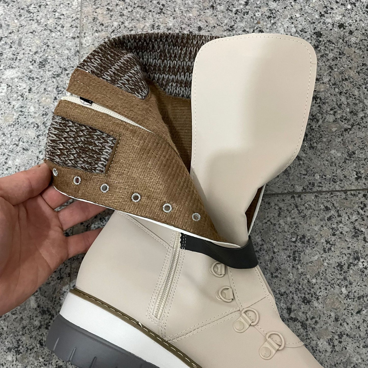 Anmutige Orthopädische Stiefel für modernen Look