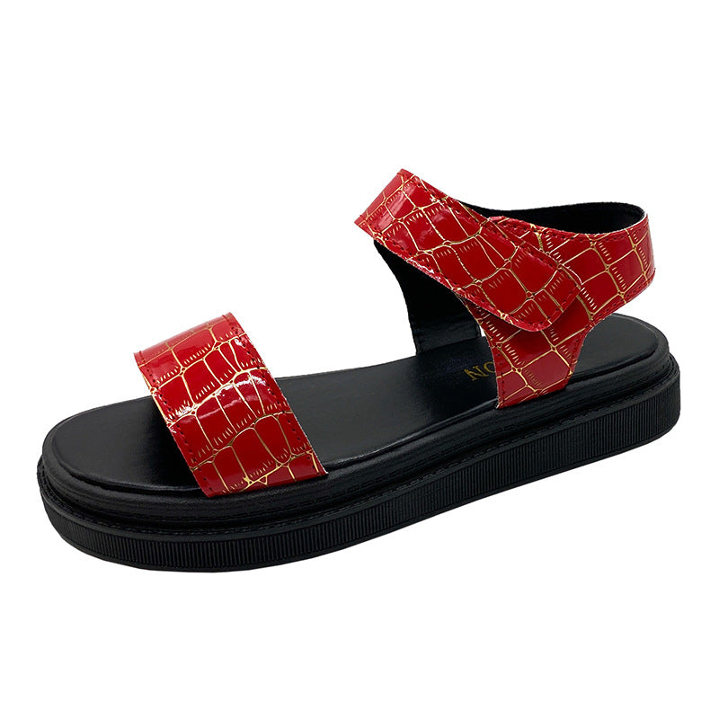 Vintage inspirierte Orthopädische Sandalen