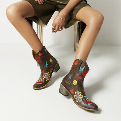 Vintage inspirierte Orthopädische Stiefel