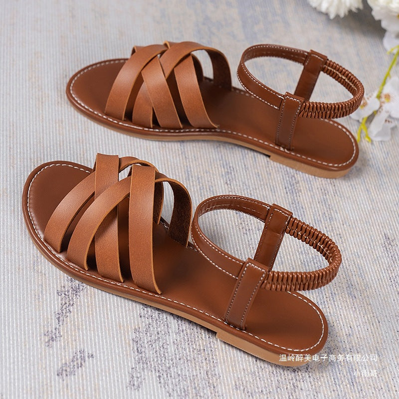 Klassische Orthopädische Sandalen mit zeitlosem Stil