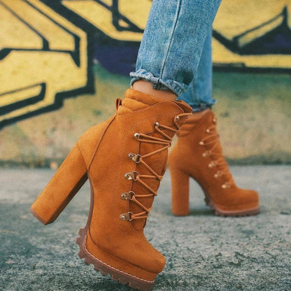 Vintage-inspirierte orthopädische Stiefel