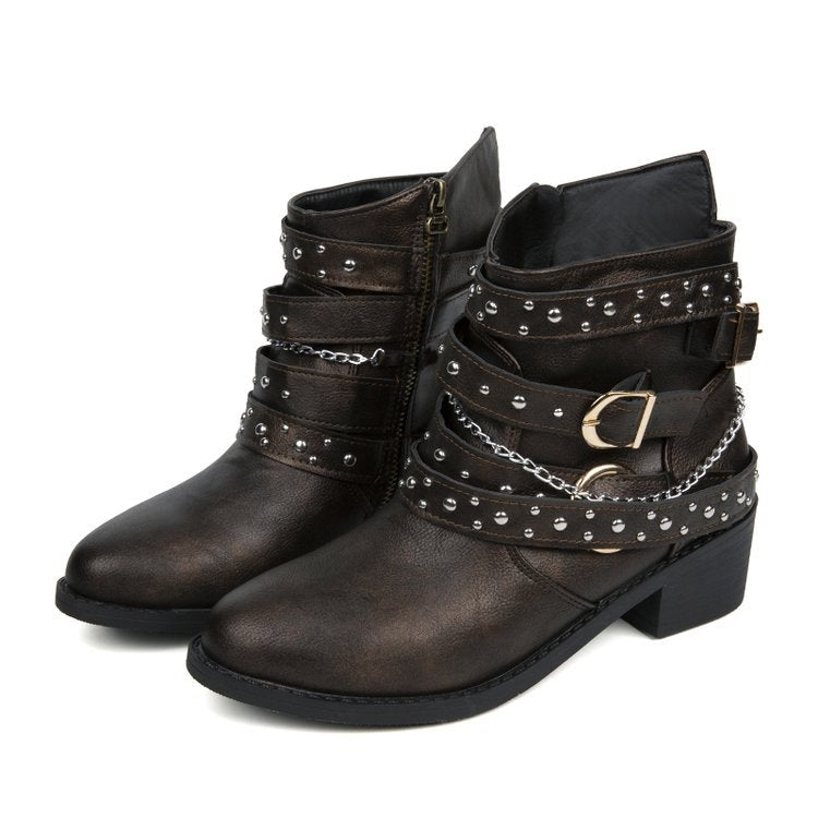 Klassische Orthopädische Stiefel mit zeitlosem Stil