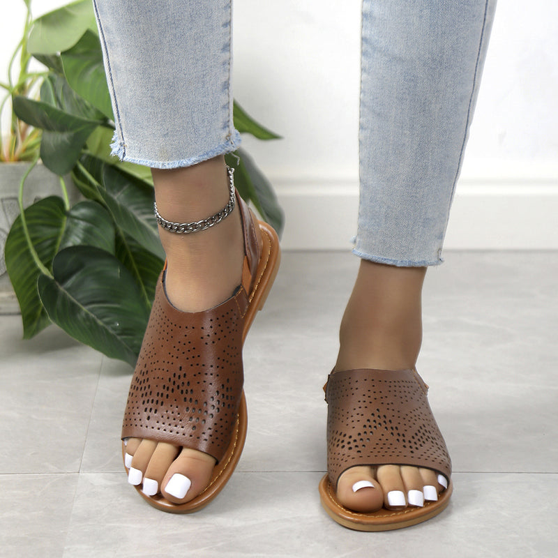 Klassische Orthopädische Sandalen mit zeitlosem Stil