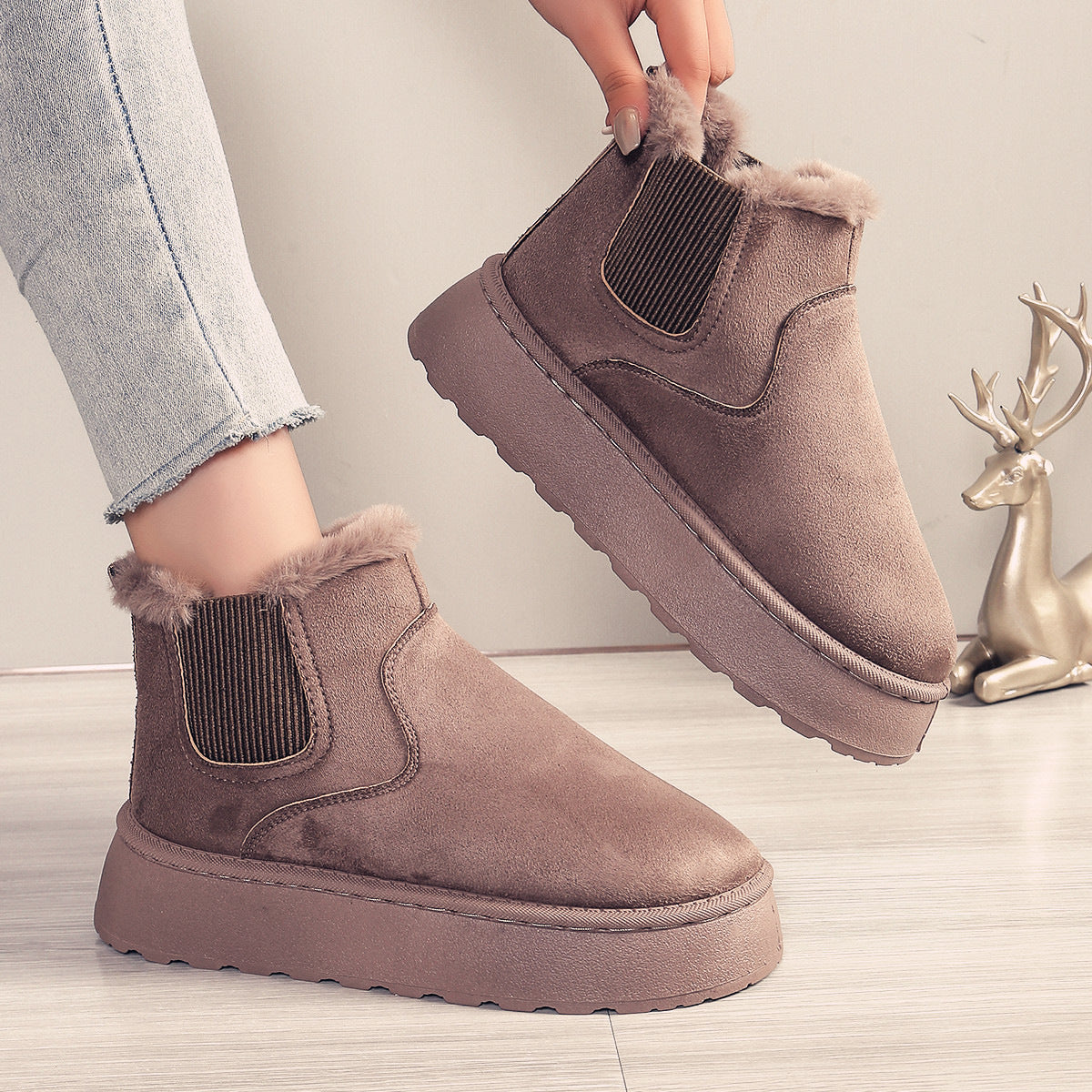 Klassische Orthopädische Stiefel mit zeitlosem Stil