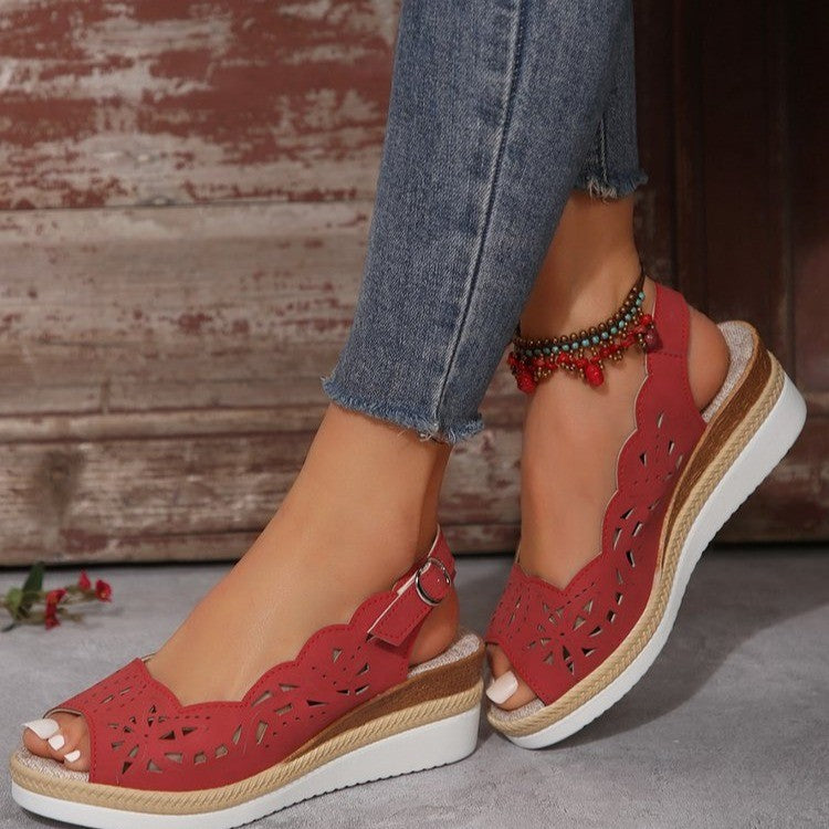 Vintage inspirierte Orthopädische Sandalen