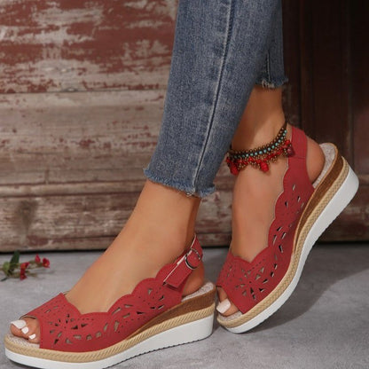 Vintage inspirierte Orthopädische Sandalen