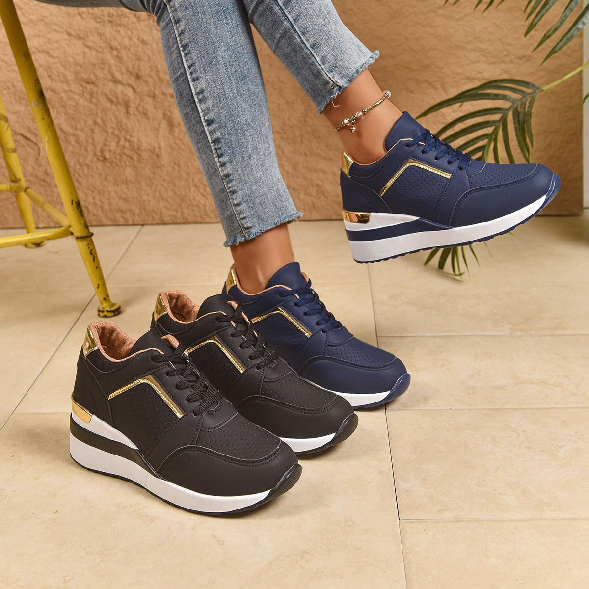 Klassische Orthopädische Schuhe mit zeitlosem Stil
